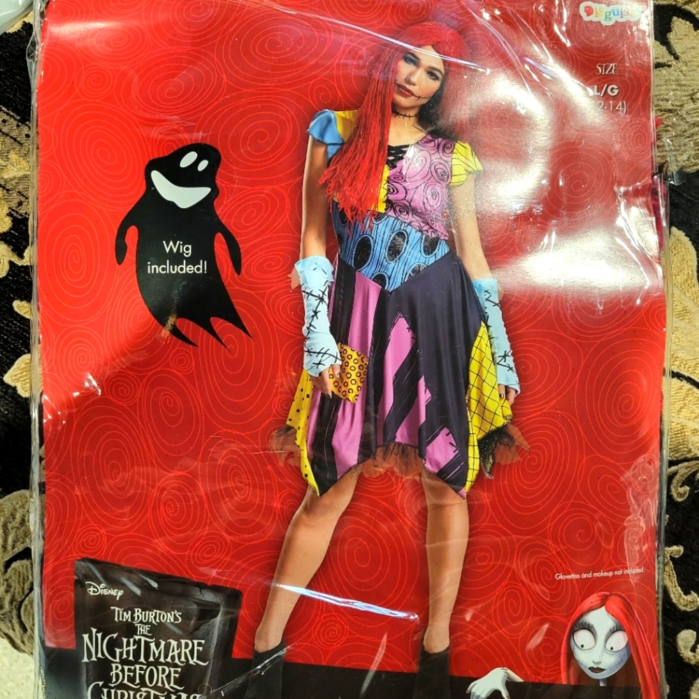 Sally Nightmare Before Christmas Costume. Size 12-14 Adult costume